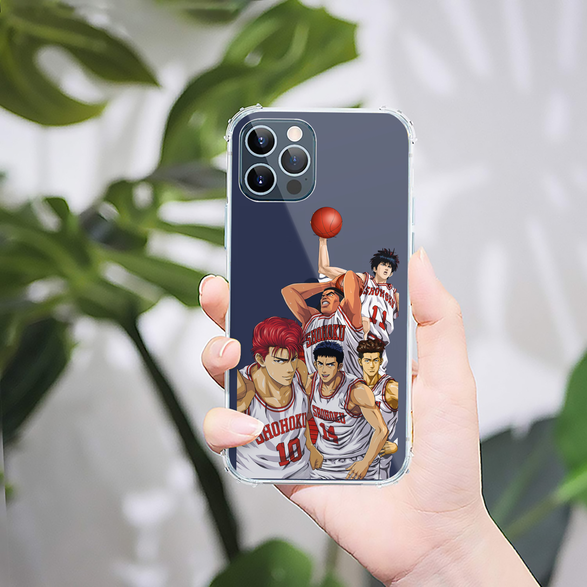（画像用） SLAM DUNK／スラムダンク 【iPhone 12シリーズ対応】透明スマホケース（クリアソフトケース）